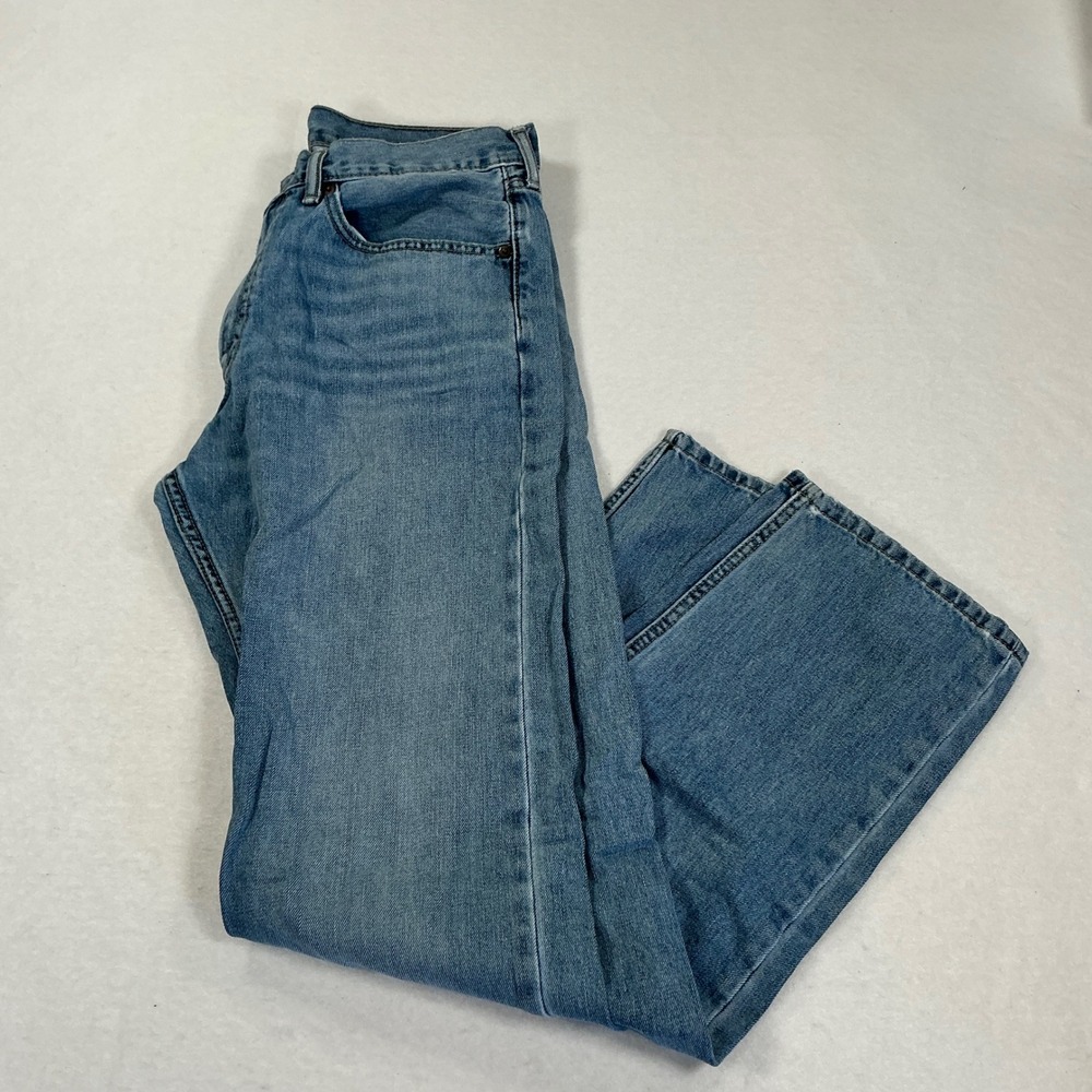 Levis 505 Regular Fit Straight Leg Jeans Blue Medium Wash 34x34 Mens Denim